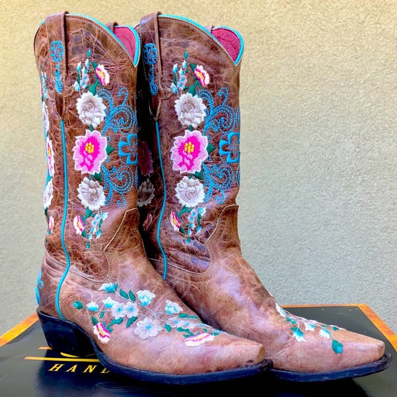 Macie Bean Shoes Macie Bean Rose Garden Cowgirl Boots Snip Toe